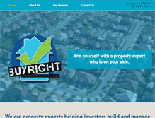 Tablet Screenshot of buyrightba.com.au